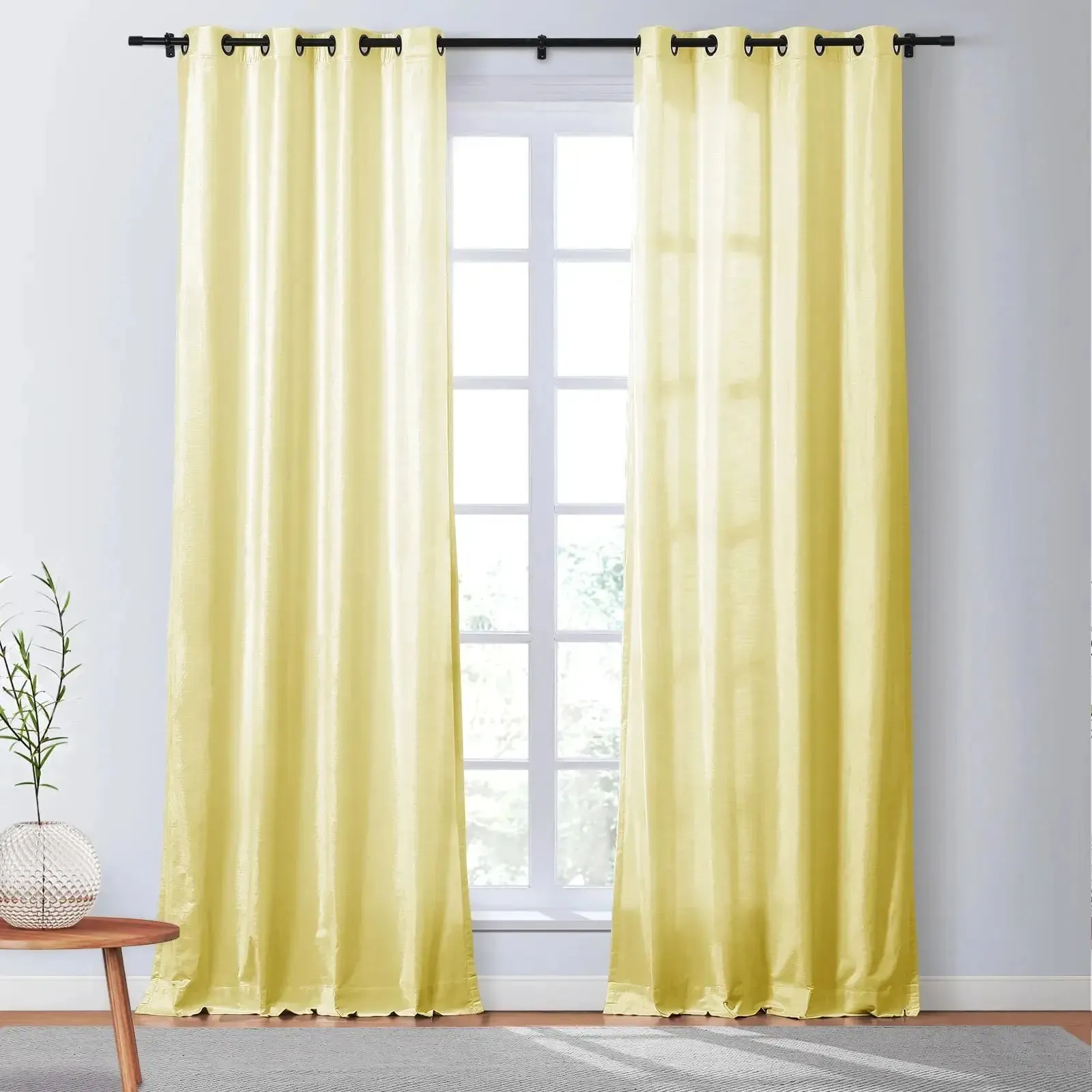 Veda Luster Cotton Velvet Drapery Grommet