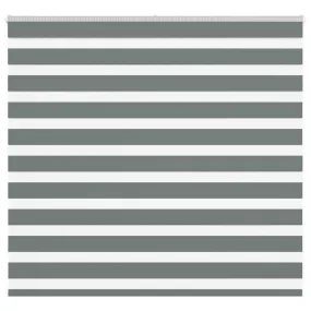 vidaXL Zebra Blind Dark Grey 160x100 cm Fabric Width 155.9 cm Polyester