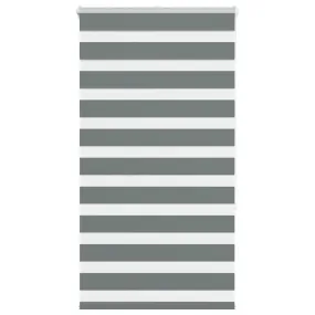vidaXL Zebra Blind Dark Grey 70x150 cm Fabric Width 65.9 cm Polyester