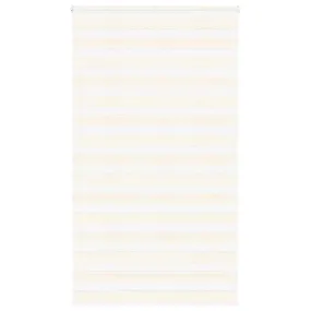 vidaXL Zebra Blind Marble Beige 125x230 cm Fabric Width 120.9 cm Polyester