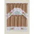 Wholesale Apple embroidered Window Curtain Set
