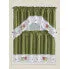 Wholesale Apple embroidered Window Curtain Set