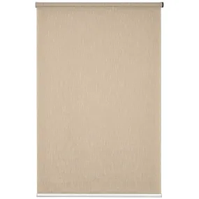 WiFi Smart Roller Blinds Window UV Privacy Protection with Rechargeable Battery, Electric Shades Blind Easy Fit Home Office Brown, 120 x 180cm