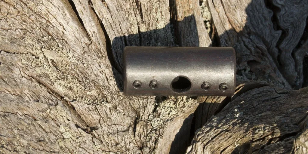 Wrought Iron Bay Window Pole with Short Barrels