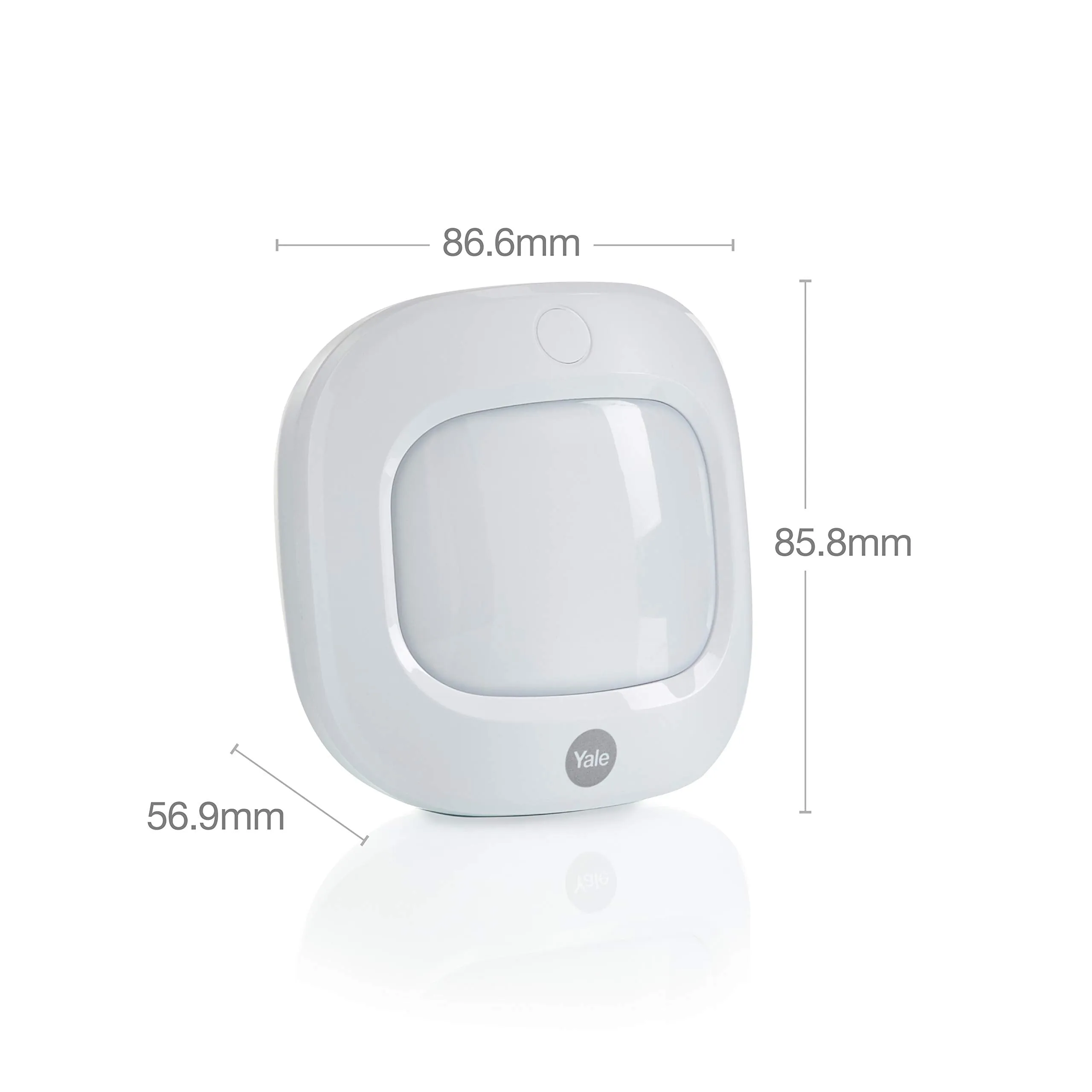 Yale AC-PIR Sync Smart Home Alarm Accessory PIR Motion Detector, White, Motion Detectors, DIY Friendly, App Control