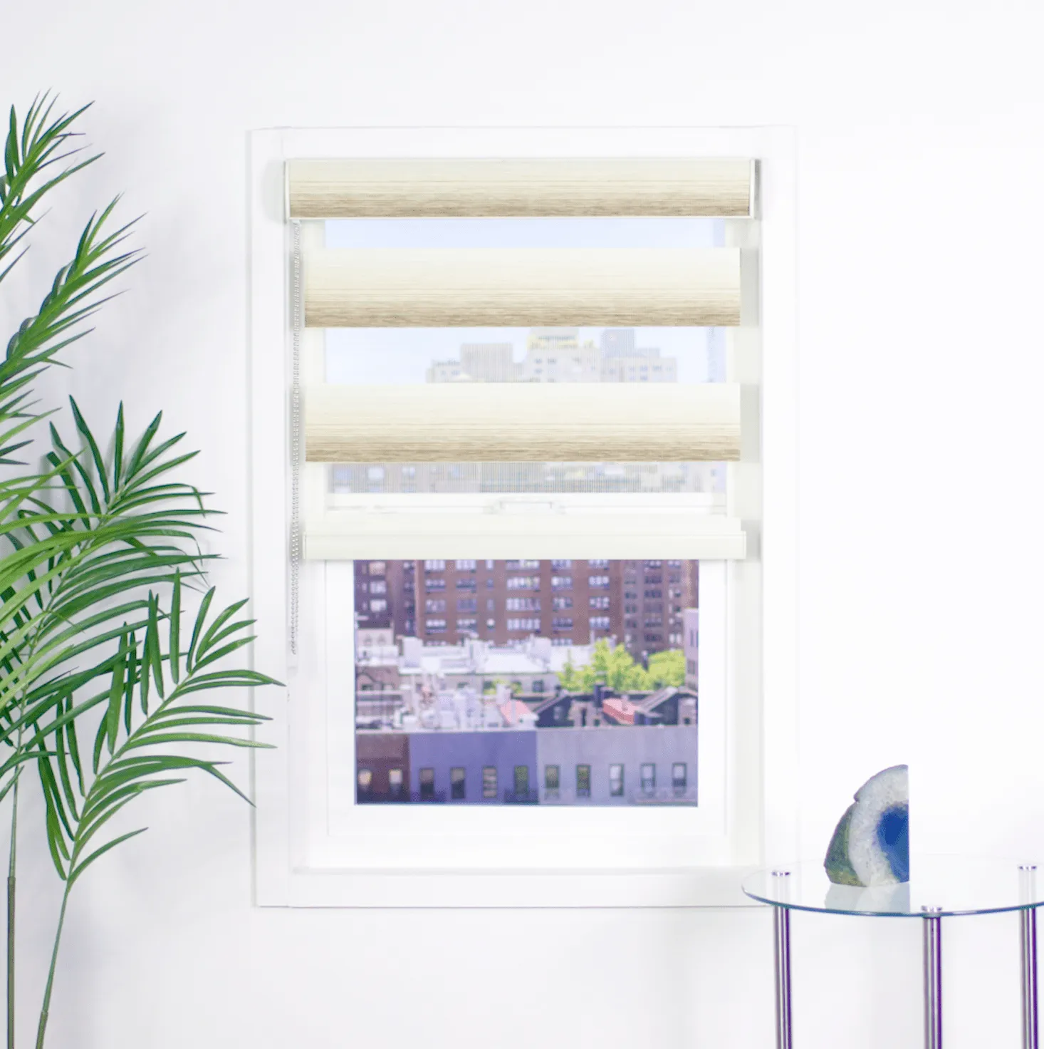 Zebra Light Filtering Roller Shades