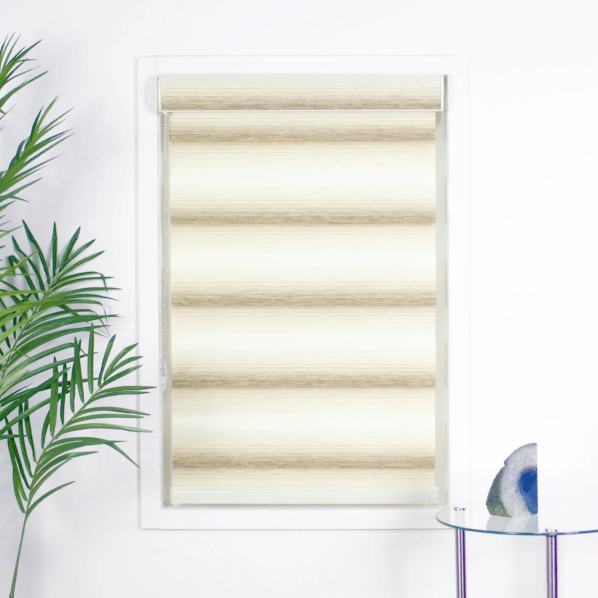 Zebra Light Filtering Roller Shades