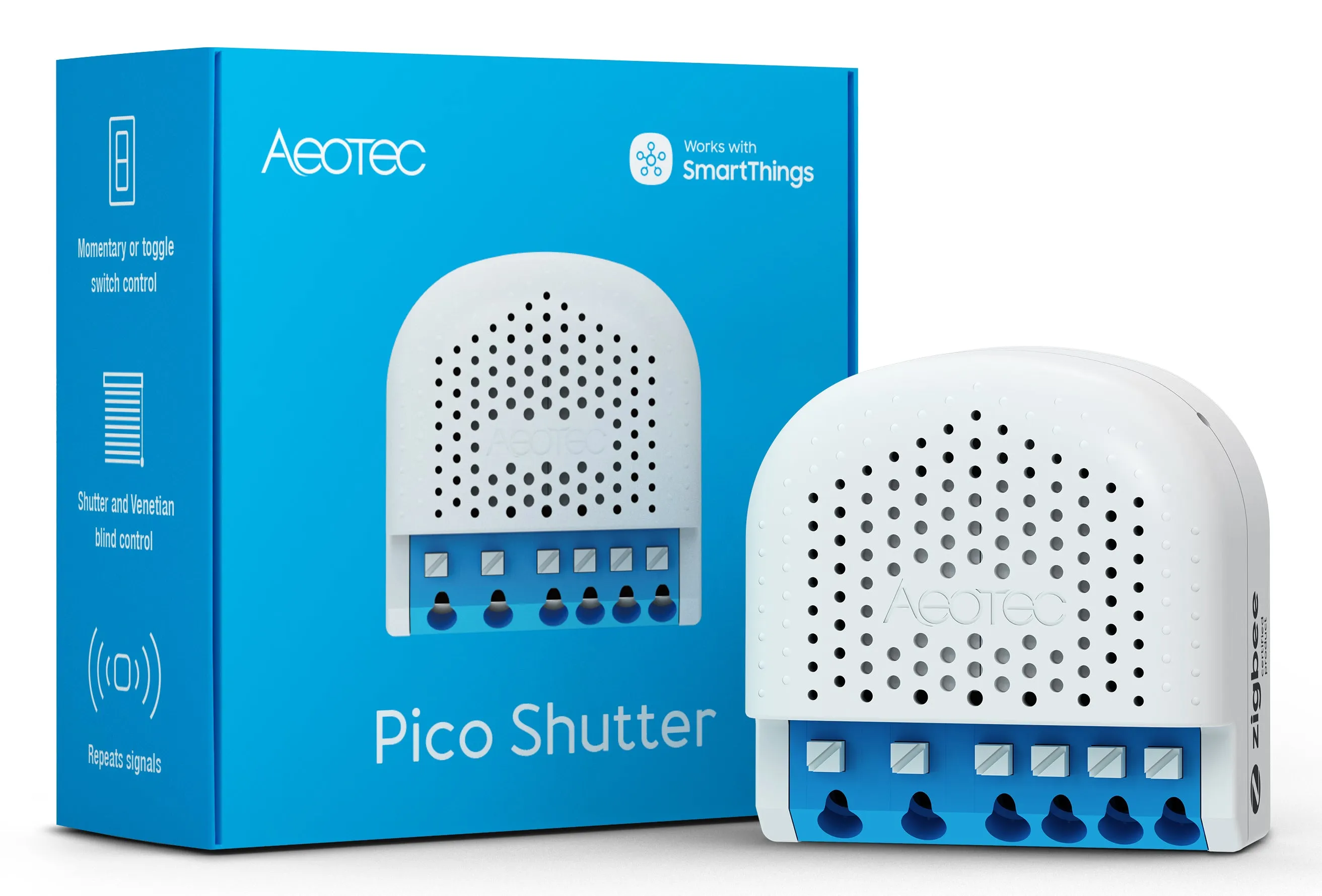Zigbee Aeotec Pico Shutter